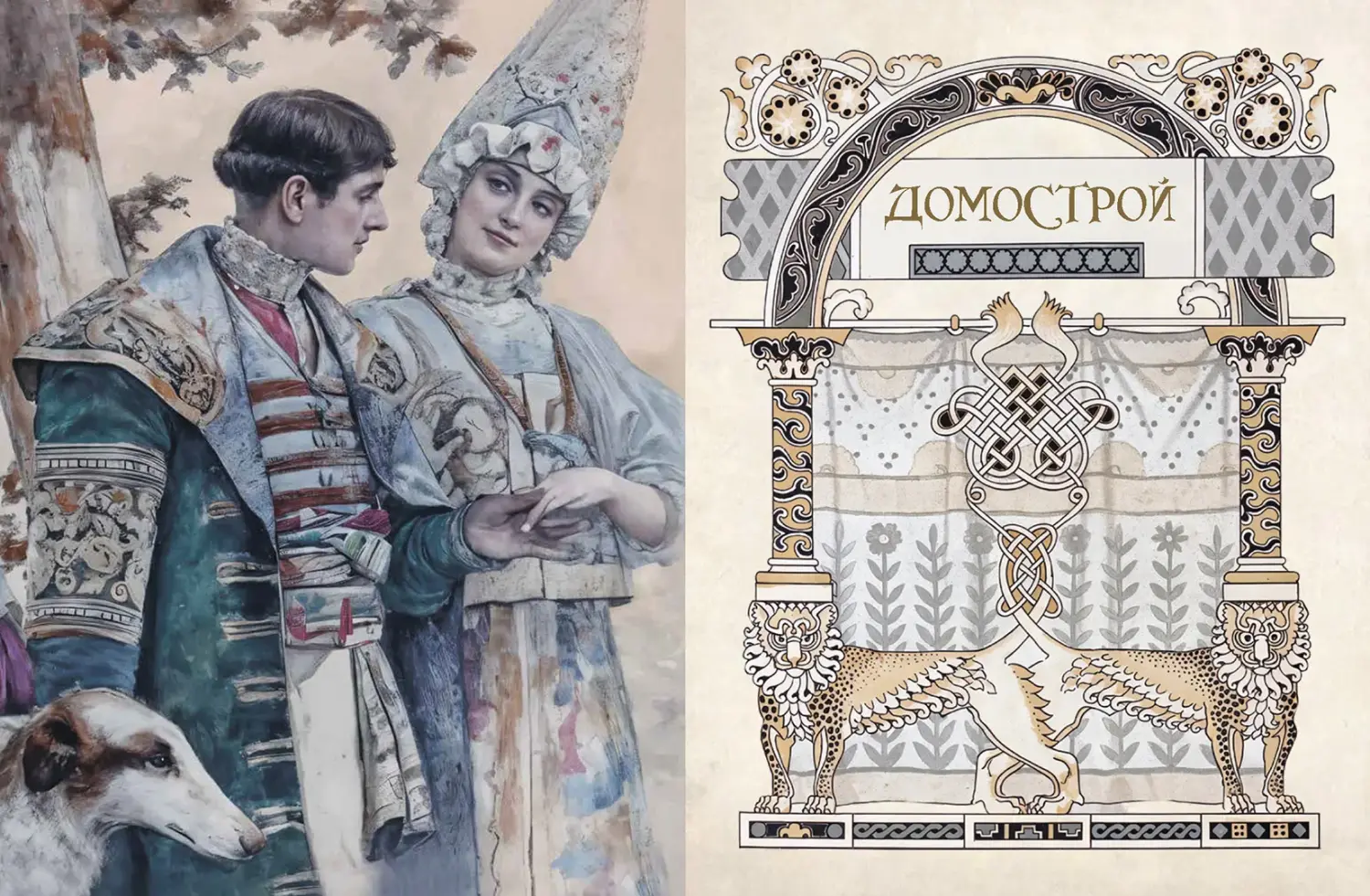 Развороты 3–4 — Домострой. Древнерусская энциклопедия семейной жиз