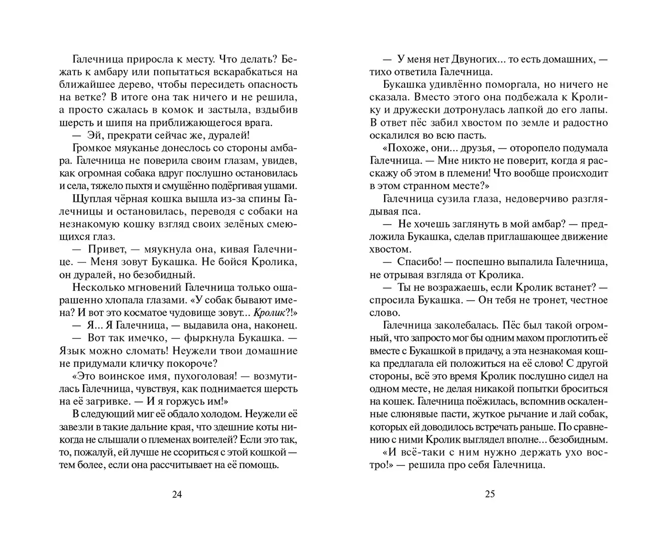 Развороты 3–4 — Коты-воители. Сборник. "Нерассказанные истории". С